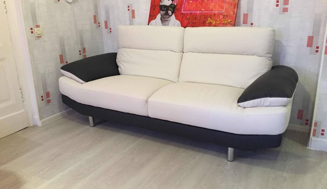 ground-floor studio opposite the spa