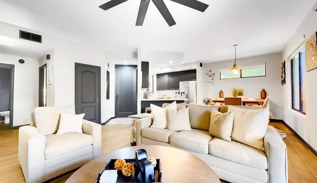 Ground Floor Waterside Townhome! Heated Pool/Garage!