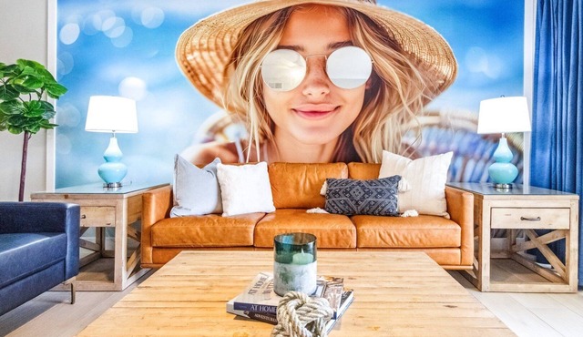 Ground Level Located Right on the Beach with Large Heated Pool and Tennis Court