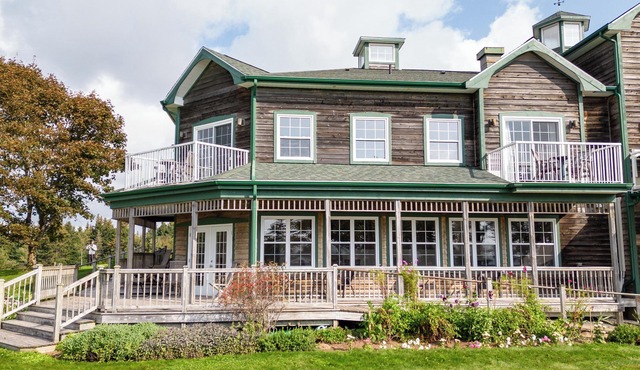Ground level waterfront 2 bedroom with wrap around porch
