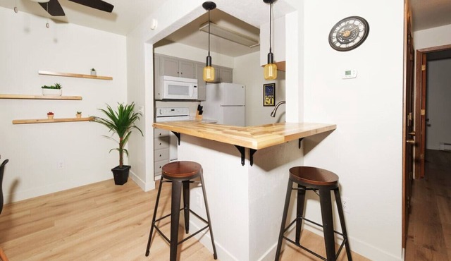 Groundfloor Modern Industrial 2BD Apartment