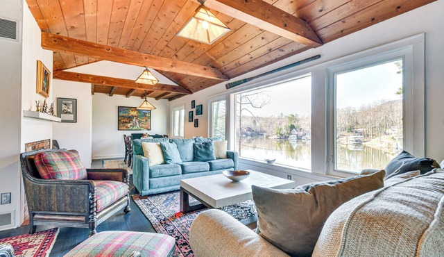 Group Getaway! Lake House w/Private Dock & Patio