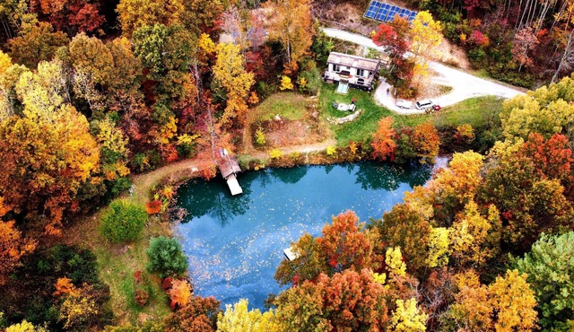 Grouseland's Pondside Vacation Cottage. Pet Friendly.