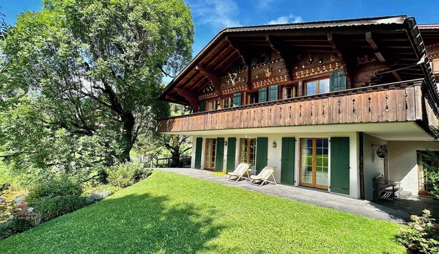 Gstaad Gem: Best Alps View & Serene Pond