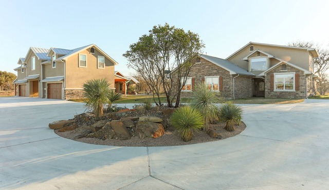 Guadalupe River Ranch - Huge waterfront house with private pool on 63 acres.