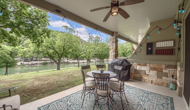 Guadalupe Riverfront! Upscale gated complex with pool, direct river access!