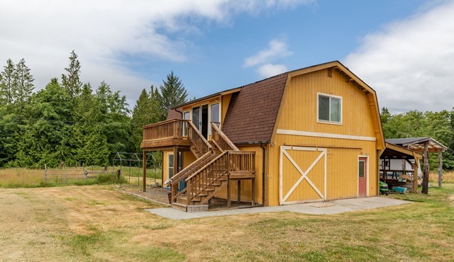 Guemes Island studio on woodlands