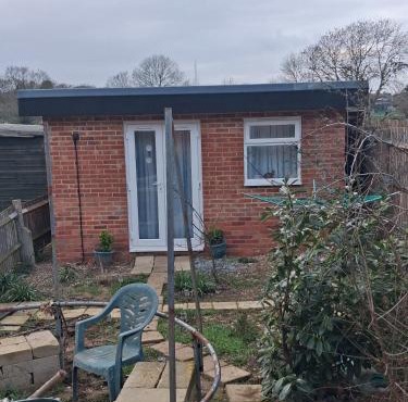 Guest house in rear garden