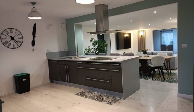 Guest house with sauna and jacuzzi