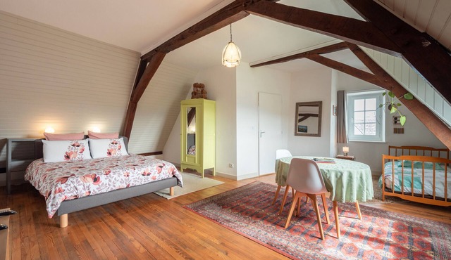 Guest Room 'Chambre Marie-Jo' with Mountain View, Shared Terrace and Wi-Fi