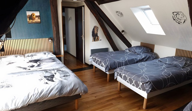 Guest Room 'La Ferme Des Bigornes - Lion' with Shared Terrace, Garden & Wi-Fi