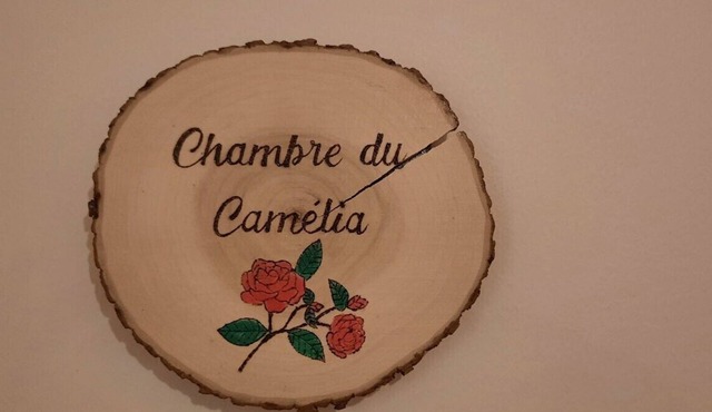 Guest Room "Le Camélia" with Shared Pool and Wi-Fi