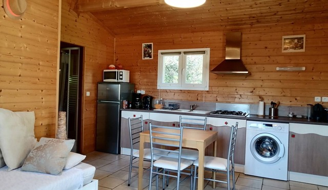 Guest Room "Le Chalet" with Private Terrace, Wi-Fi, and Air Conditioning