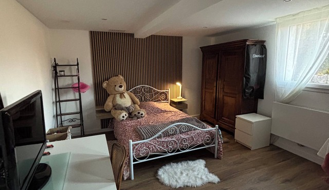 Guest room with private bathroom