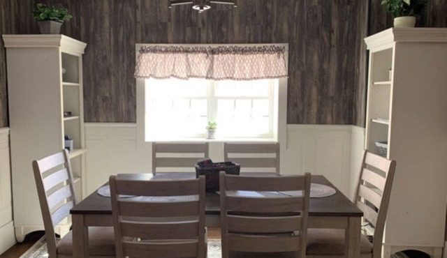Guistina's is the second story unit with a huge porch that overlooks Northfork.