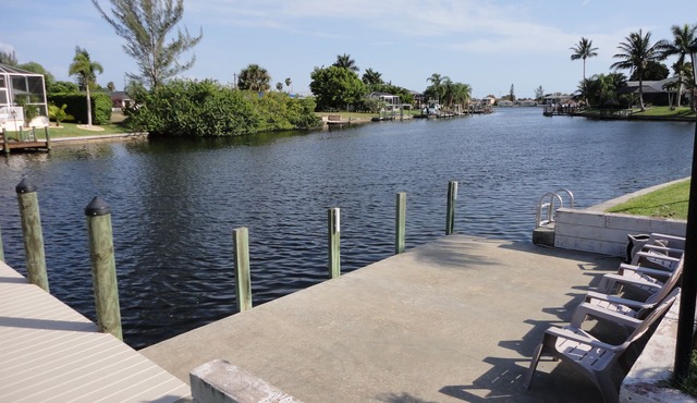 Gulf Access Home with Private Boat Dock in quiet neighborhood