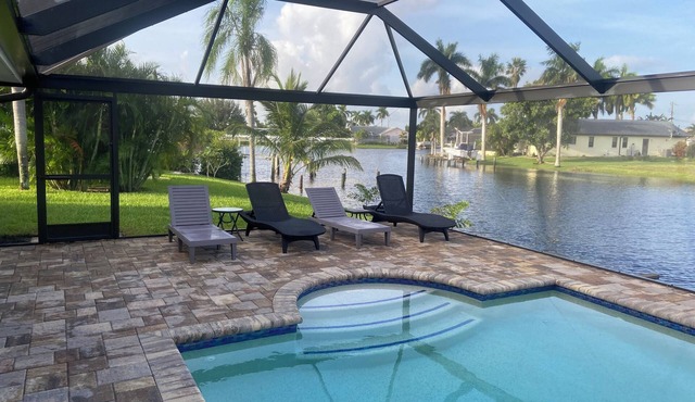 Gulf Access pool home in Southwest Cape Coral