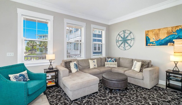 Gulf & canal views with modern amenities, pool, & beach access
