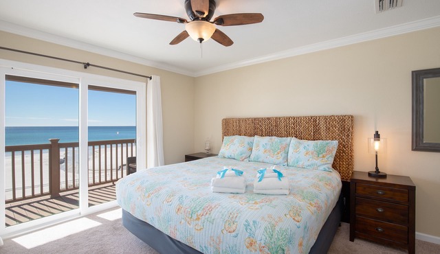 GULF FRONT, Close to Pier Park - Walk Directly Onto the Beach! NO ELEVATORS!