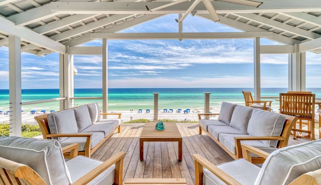 Gulf Front in the Middle of Seaside! Elevator, Community Pools, Bikes, and More