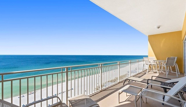 Gulf-Front Sterling Beach 14th Floor Gem with Panoramic Ocean Views! Resort.