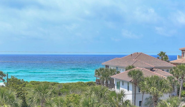 Gulf Place Top Floor! Ocean View! Heated Pools! 2 Min Walk to Beach! Pickleball!
