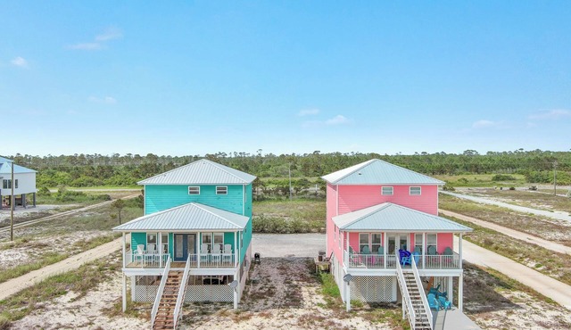 Gulf Shores Beachfront Homes Pool + Beach Access Sleeps 24