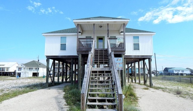 Gulf View Home on the Beautiful West End of Dauphin Island