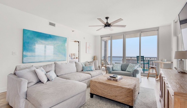 ⛱️Gulf View-Walk2Beach-Freeform Pool-Corner Balcony-3BR Emerald Dolphin 650