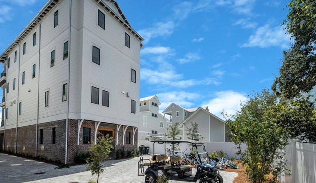 Gulf Views! Elevator! Private Heated Pool! Low-Speed Vehicle! Steps to Beach!
