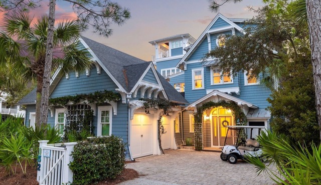 Gulf Views! Private Heated Pool! Golf Cart!