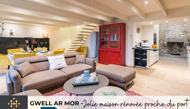 Gwel ar mor - Lovely renovated house near the harbour