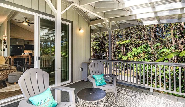 Hale Malie - a peaceful rainforest retreat minutes from Volcano National Park!