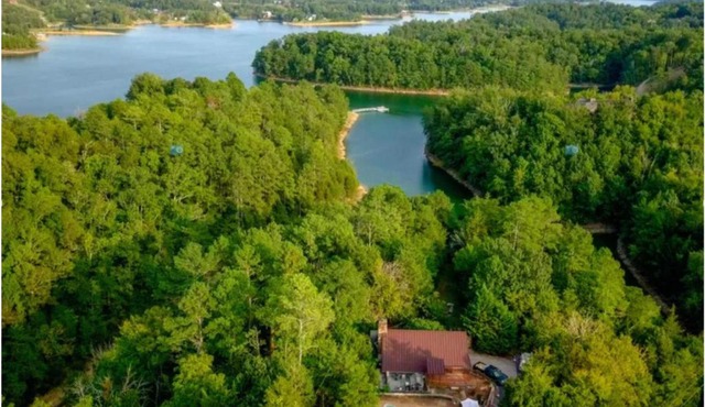 Haleywood, Private 125 acres on Lake Douglas with 2 cabins, Seasonal Pool, Boat Dock, Free Ticket!