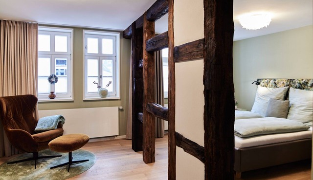 Half-timbered romance at the cathedral in Fulda
