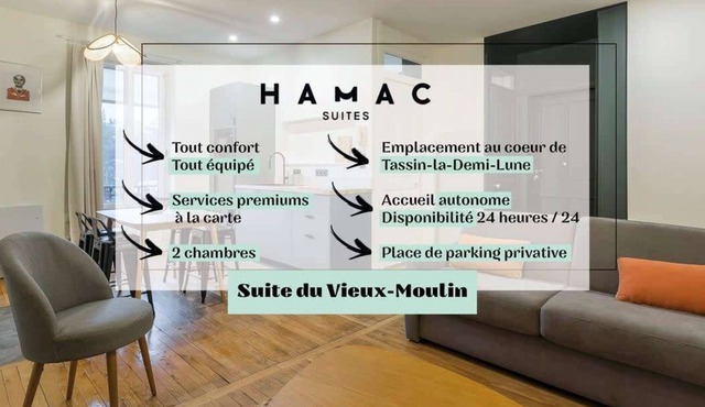 Hamac Suites - Vieux Moulin - T3 parking