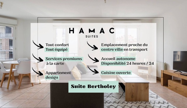 Hamac Suites - Studio Bertholey Oullins - 2people