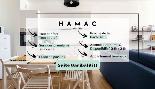 Hamac Suites - Suite Garibaldi 2 - 4 people