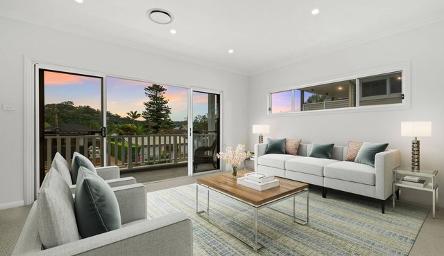 Hampton house on the beach