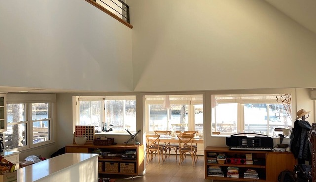 Hamptons Waterfront Beach Home With Dock