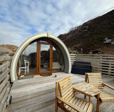 Handa pod in scottish highlands.