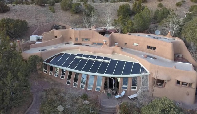 Handcrafted sanctuary on 10 acres only 15 minutes from Santa Fe plaza.