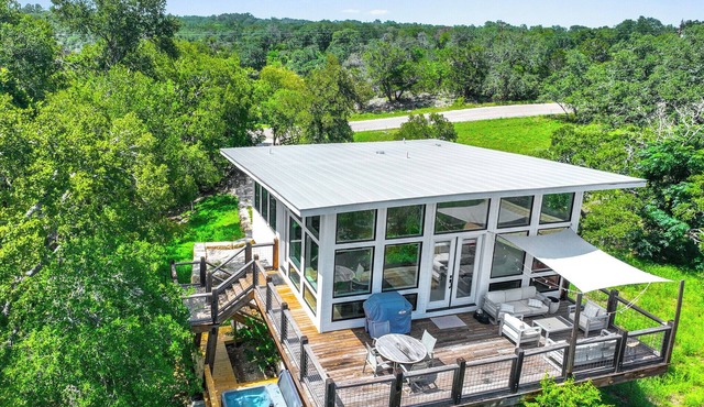 Happiness Ranch - Cypress Tree House | Modern Couples Getaway in Blanco!