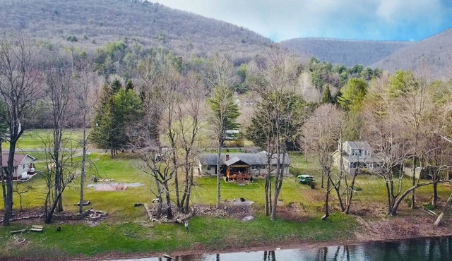 Happy Mountain Camp · Borders State game land | Pine Creek River Front