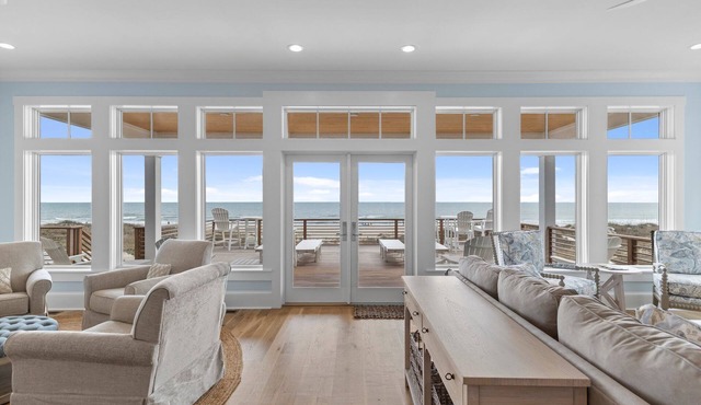 Happy Ours- Oceanfront Home with Private Heated Pool & Elevator in Atlantic Beach, NC