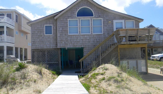 HAPPY PEOPLE ONLY! SEMI-OCEANFRNT SEA VIEW/POOL/HOT TUB/2 MIN WALK TO BCH