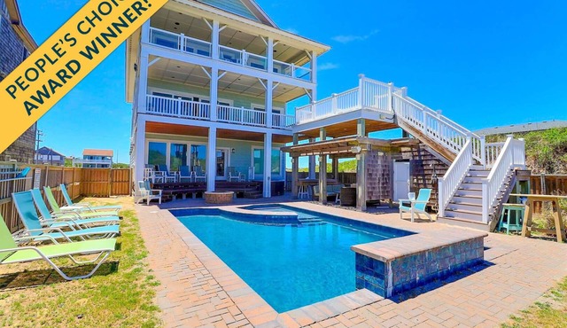 Happy Sol *9 bedroom*Oceanfront*Elevator*Pool