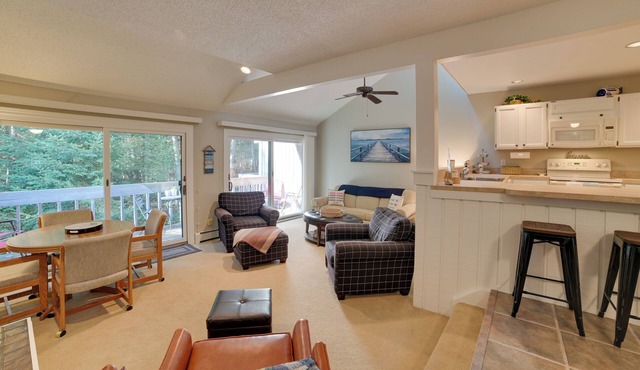 Harbor Springs Condo w/Fireplace Near Skiing!