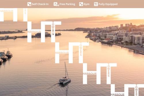 Harbour Towers, Newcastle's Elite Apartment Stays, Free Parking & Tram Access