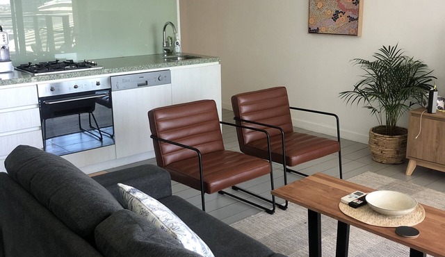 Harbour views at Docklands, Melbourne. Next to Marvel stadium